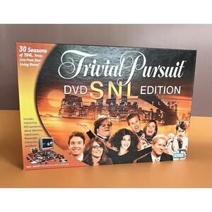 Trivial Pursuit SNL DVD Edition • Parker Brothers • New Open Box Game